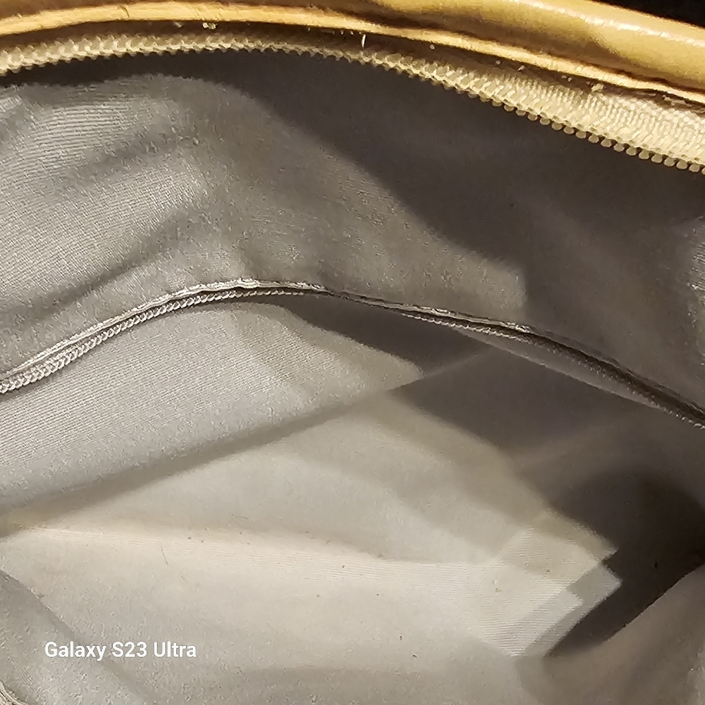 Coach Peyton Embossed Tote Orange/Coral - Picture 8 of 16